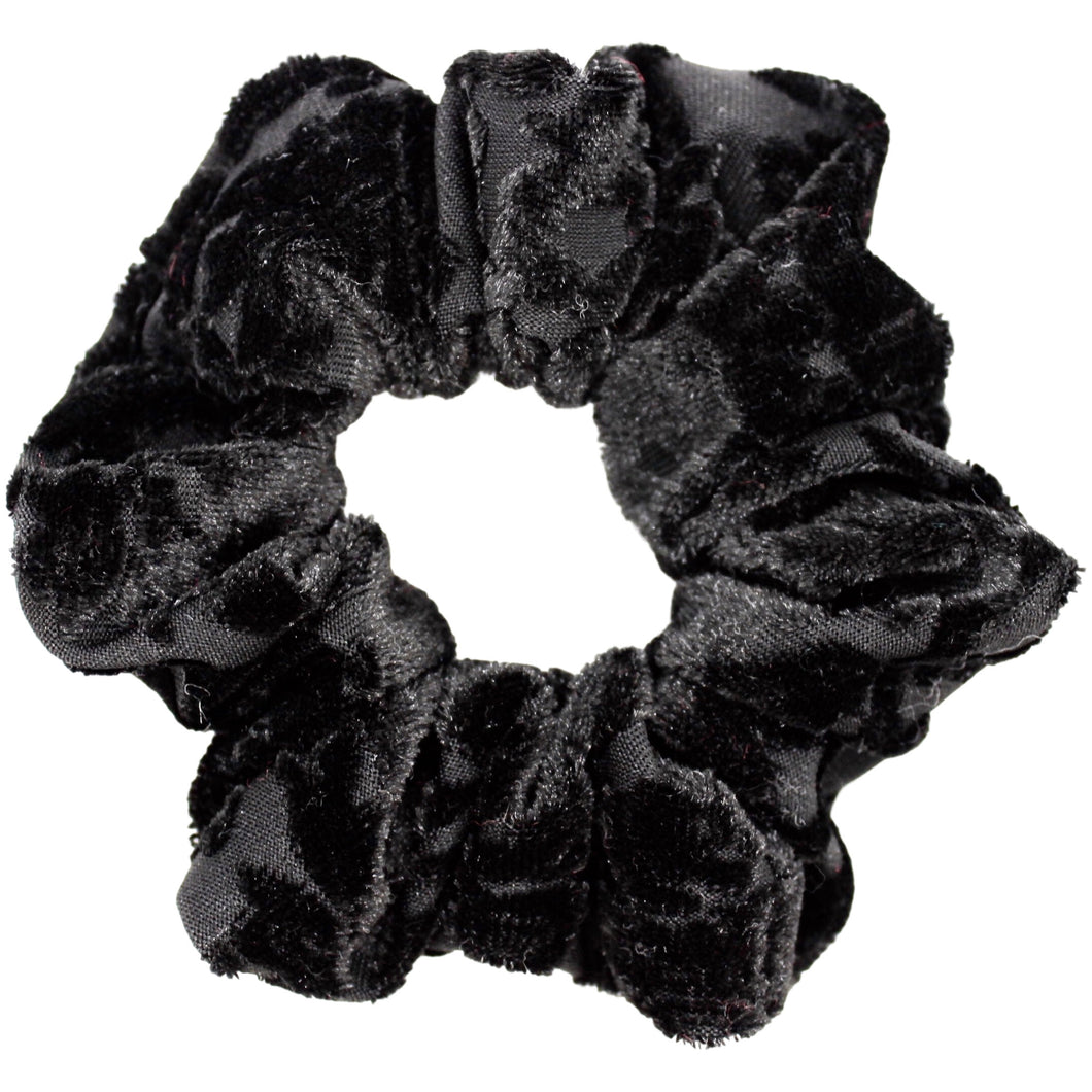 Black Embossed Velvet